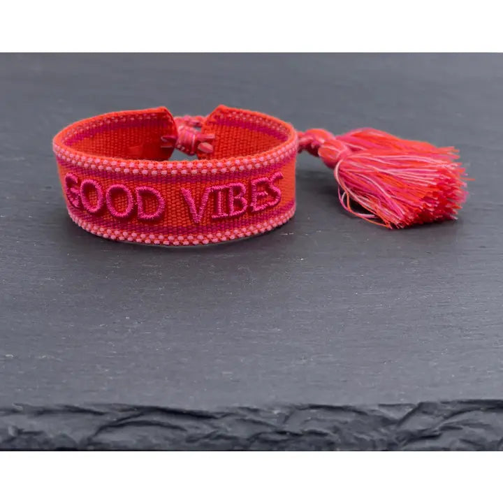 GOOD VIBES röd orange image 1
