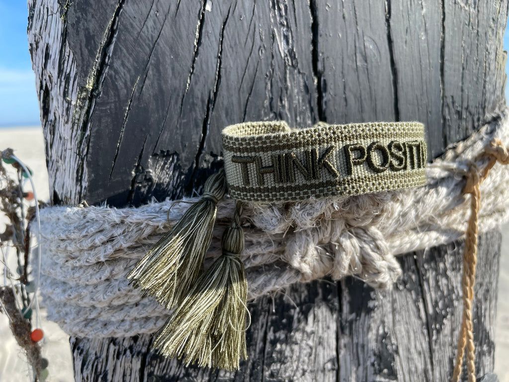 THINK POSITIVE broderat armband Parsley & Pepper image 2