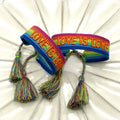 LOVE IS LOVE Rainbow Vävt budskapsarmbenad image 0