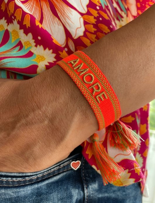 AMORE broderat armband, Parsley & Pepper image 2